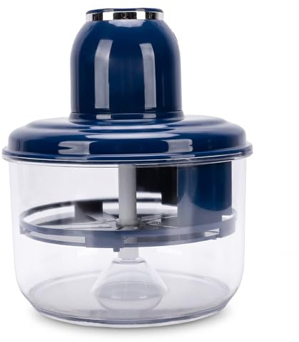 Elektrische Traubenschaltmaschine, Automatischer Kleiner Obstschäler, Wiederaufladbar, Müheloses Peeling für Heimküche, für Kirschtomaten und Knoblauch (Blau)