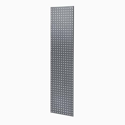 Jan Nowak Lochplatte Metall Werkzeugwand Pegboard Set 2 Stück Lochwand Werkstatt Garage Organizer Werkzeughalter System kompatibel Regal Zubehör stabil Stahl Montage einfach Anthracite