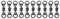 Bank Tackle Chod Swivels Double Ring Helicopter Rig Swivels Size 8 and 11 (Size 8 Chod Swivel, x 10 Pack)