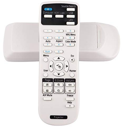 Aimdio Projector Remote Control for Epson EB-1930 EH-TW650 EH-TW5650 EB- X11 X41 98 S41 X39 X27 S31 1930 X18 X31 485W 585WI W32 S11 1430Wi PowerLite 485W 475Wi 480i EX3220 EX6220 No Setup Required