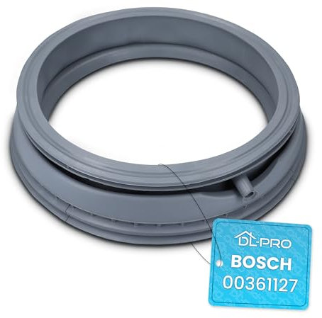 DL-pro Manguito de puerta 350 mm de diámetro para Bosch Siemens 361127 00361127 Privileg 02537421 para lavadoras como Classixx iQ300 iQ100 Exxcel Logixx Maxx Serie 2 Serie 4 ExtraClass Sensoric