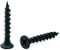 SG TZH #8 x 1-1/4 Wood Screw 100PCS Black Phosphate Coated Stainless Flat Truss Head Fast Self Tapping Drywall Screws by