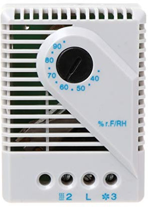 WOWOWO Mechanischer Hygrostat-Feuchtigkeitsregler Lüfterheizung anschließen