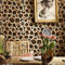 Alwayspon 250X40cm Self Adhesive Wallpaper, Vinyl Film Roll Wall Art, Peel and Stick Furniture Transfer Sticker Decals for Drawer Cabinet Wardrobe Covering Decor, Jungle Light Brown Leopard Dotted