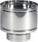 Fumaiolo a cappello Antivento A Botte in Acciaio Inox AISI 304. Terminale della canna fumaria con disco anti-pioggia (Ø CM 20)