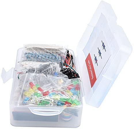 Soldering Practice Kit, Breadboard DIY Tool Transistor Kit Components Kit Starter 830‑Hole for R3/MEGA2560c for DIY