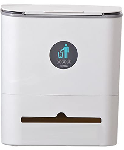 Housoutil La Basura de La Pared Puede Colgar La Papelera de La Basura con La Caja del Dispensador de Papel de La Caja del Soporte del Tejido Deslizante para El Baño del Baño de La Cocina