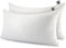 Martian Dreams Hybrid Pillow Microfiber & Shredded Memory Foam Fill | Medium to Firm, Hypoallergenic (Super King Size 50x90cm) 2 Pack | For Side Sleepers