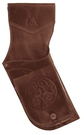 elToro Prime Crann - Holsterköcher aus edlem Glattleder, hohe Qualität, Zubehör für Pfeil und Bogen (Chestnut)
