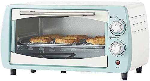 CAZARU Mini Forno Multifunzione da 10 Litri, Temperatura Regolabile 0-230 ℃ e Timer da 60 Minuti Controllo Indipendente della Temperatura Forno Elettrico per la Cottura Domestica