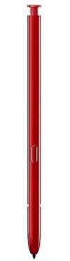 Stylet capacitif compatible avec Samsung Galaxy Note 10 / Note 10+ S Pen Stylet tactile sensible (pas de Bluetooth) (Rouge)
