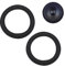 POFET 2PCS Flared Edge Rubber Ring 8 inch Speaker Subwoofer Surround Foam for Speaker Repair or DIY - 8 inch