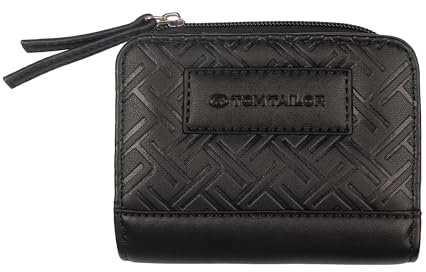 TOM TAILOR Damen Mirenda Reißverschlussbörse, Black