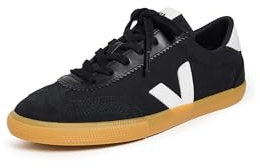 Veja Volley Damen-Sneaker, Schwarz/Weiß/Natur, 39 EU