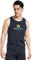 Herren Beachvolleyball Tanktop - schnelltrocknend, atmungsaktiv, aus recyceltem Polyester - 100% Made in Portugal (Black Sunset, L)