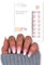 Fairy Nail selbstklebende Nagelfolien Nagelsticker Ombre Farbverlauf Maniküre Nailwraps 16 Nagellackstreifen Nagelaufkleber (Pink Weiß)