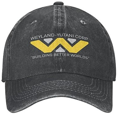 Herren Baseball Mütze Unisex Klassische Baumwolle Weyland Yutani Corp Baseballkappe Frauen Männer Atmungsaktiv Alien Nostromo Dad Hut Sonnenschutz Geschenk