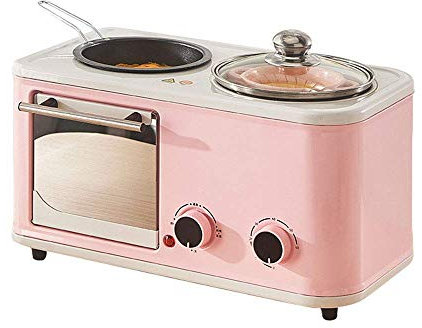 Genérico Máquina de Desayuno Multifuncional 3 en 1, tostadora casera para freír y tostar, Resistente a Altas temperaturas y a la corrosión