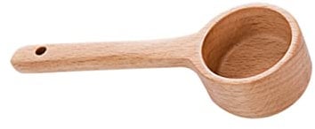 Zerodeko Condiment Spoon Mini Scoop Wood Teaspoon Mini Spoon Kitchen Salt Seasoning Spoon Wooden Candy Bean Scoop Wooden Scoop Wooden Spoon Scoop Japanese and Korean Ladle