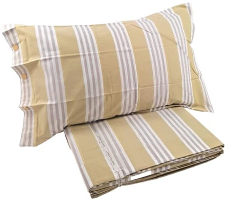 Completo Letto Lenzuolo Martha O'Neil PORTOBELLO 8286 verde, tag House, Matrimoniale