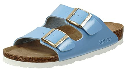 Rohde ALBA Damen, Frauen, Pantoletten, Slipper,Slides,Sandalen,Sommerschuhe,Freizeitschuhe,Slip-ons,Backless Slipper,Clogs,Baltic,43 EU