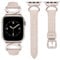 TOYOUTHS Lederarmband kompatibel mit Apple Watch Armband 41mm 40mm 38mm 42mm Damen, Schlank Elegant Dressy Armbänder mit C-förmiger Schnalle für iWatch 10/9/8/7/6/5/4/3/2/SE, Polarstern/Polarstern