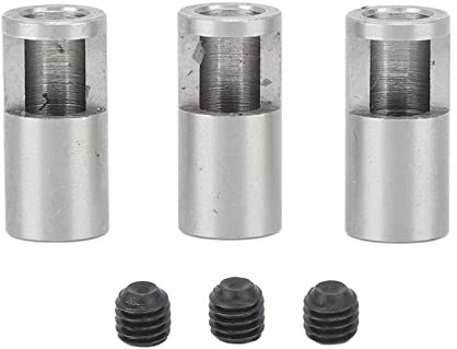 Psytfei 3 Piezas De 8 Mm A 5 Mm Pieza De Manguito Reductor De Piñón De Acero Inoxidable Manguito Reductor De Piñón Mejora Piezas para Control Remoto Coche M1.0 M1.5 Molde 8 Mm Dientes De Motor