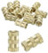 QUARKZMAN Tuercas de Inserción Estriadas 15 Piezas M6 x 14mm(L) x 8mm(OD) Tuercas de Latón con Rosca Impresa Tuercas de Inserción Roscadas Hembra para Fijación Térmica