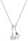 Vurotry Silver Spoon Necklace for Women Cubic Zircon Spoon Pendant Necklace Creative Delicate Mini Pendant Choker Box Chain Silver Spork Spoon Pendant Necklace Trend Jewelry Necklace for Women, 18