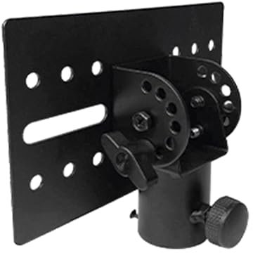 Generic - Support de haut-parleur DJ - Trépied rotatif en métal noir pour adaptateurs de 35 mm - Barre de trépied robuste pour événements spéciaux