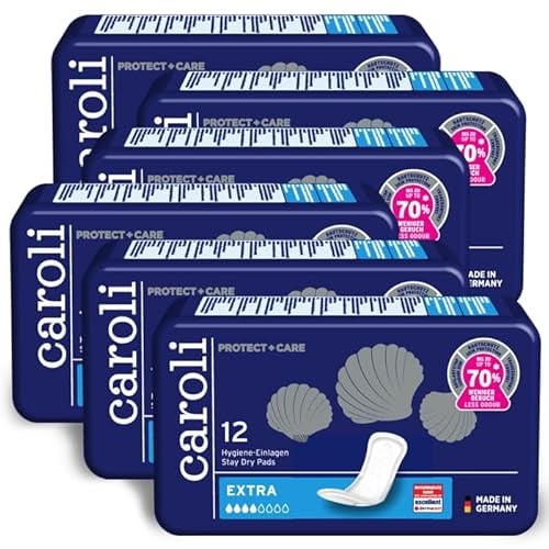Caroli Protect + Care Hygiene-Einlagen, Vorteilspack, Made in Germany (Extra)