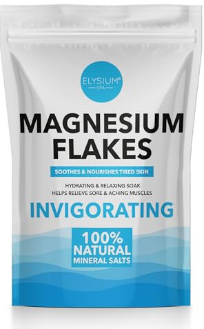 Elysium Spa 100% Natural Mineral Salts - Magnesium Flakes (500g)