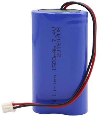 SHANRROW Batterie de Remplacement Rechargeable au Lithium-ION 18650 7,4 V avec Prise XH-2P 2,54,1500mah