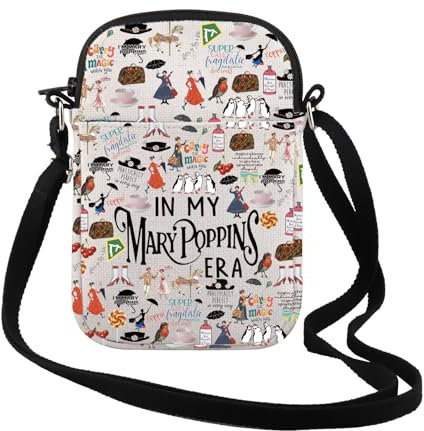 FOTAP Broadway Musical Gift Movie Inspired Gift Musical Film Gift Women Musical Broadway Musical Crossbody bag (Mary Era Cr UK)
