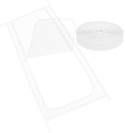 TOBBOMEY Zipper Screen Door Per Domestici Zanzariera Resistente Cerniera Per Facile Installare e Manutenere