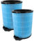vhbw 2X HEPA Filter kompatibel mit Hoover H-Purifier 700 Luftreiniger - Ersatz-Filter mit integriertem Aktivkohle-Filter