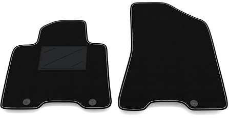 Auto-Fußmatten Kit nur vorne 2 Stück kompatibel mit Hyundai Tucson 2015-2020 | Set 2 Teppiche vorne nach Maß in Teppich