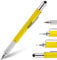 Multitool Pen Gifts for Men, Secret Santa Gifts for Men, 6 in 1 Multi Tool Pen Gadgets for Men, Stocking Fillers for Men, Office Engineer Woodworkers Carpenter Construction Tool Gift