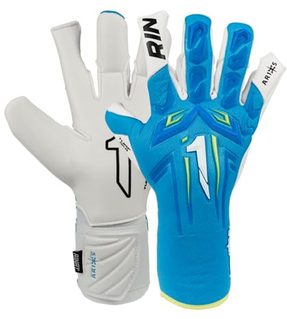 Rinat Guante de Portero Aries X Turf, Azul, Unisex Adulto