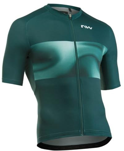Northwave Force Evo Gravel/Rennrad Fahrradtrikot kurz Petrol grün 2026