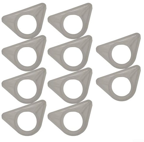 10 Stück Spülbecken Verstärkung, Spülenverstärkung für Edelstahlspülen mit Ø 38 mm innerer zur Stabilisierung und Federminderung bei Spültischarmaturen, Kunststoff