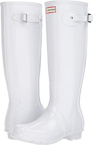 Hunter High Wellington Boots, Stivali di Gomma Donna, Bianco (White Wht), 36 EU