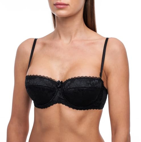 frugue Strapless Push Up Bra Multiway Balcony Balconette Padded UK