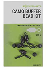 Korum Camo Buffer Bead Kit Qty 6