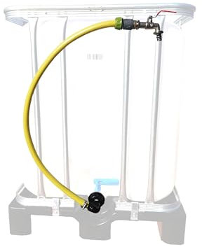 Befüllschlauch, Abfüllschlauch, Auslaufschlauch mit Kugelauslaufhahn IBC Adapter