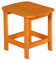 NEG Design Adirondack Tisch Marcy Beistelltisch täuschend echte Holzoptik, wetterfest, UV- und farbbeständig orange