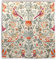 qhtqtt Rideau De Douche Imperméable Polyester William Morris Fleur Motif Rideau De Bain pour Salle De Bain Tissu Décoratif À La Maison Rideaux 180X180 Cm A