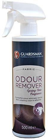 Guardsman Fabric Odour Remover Spray for Home, 500ml - Spring Time Fragrance Fabric Freshener for Home to Neautralises Odours and Eliminates Bad Smells from Carpets, Curtains, Sofas & Clothing Fabrics