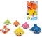 ODS 48821 Baby Shark Juego de 6 Tiburones Suaves para baño, Multicolor