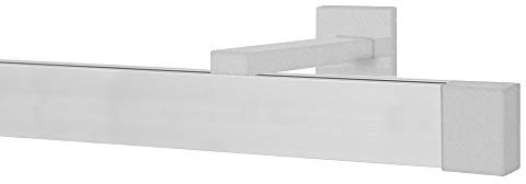 Generico Bastone per Tenda Piatto scorritenda Strappo Alluminio MOD. arricciatenda 200cm